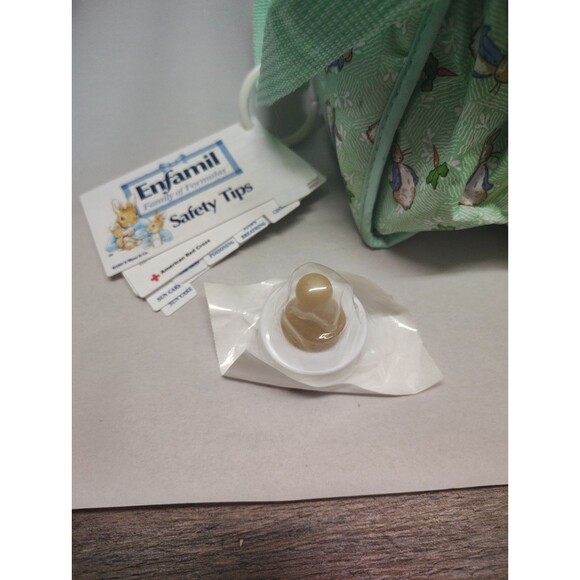 New Vintage Peter Rabbit Beatrix Potter Baby Diaper Storage Bag Enfamil - Picture 8 of 12